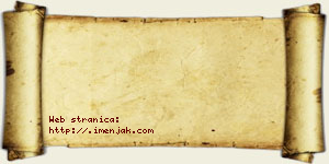 Irina Rakanović vizit kartica